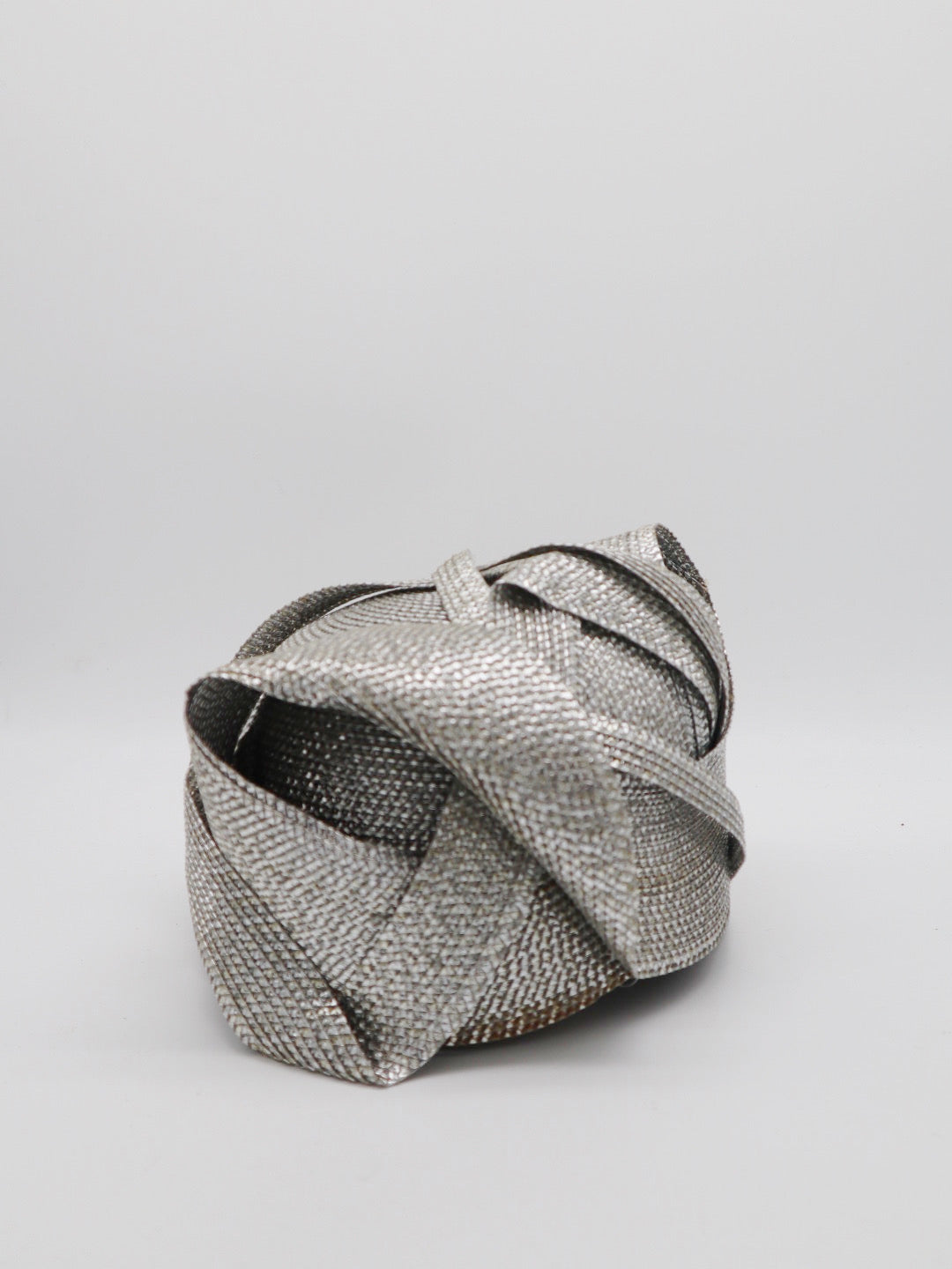 Gorro vintage plateado