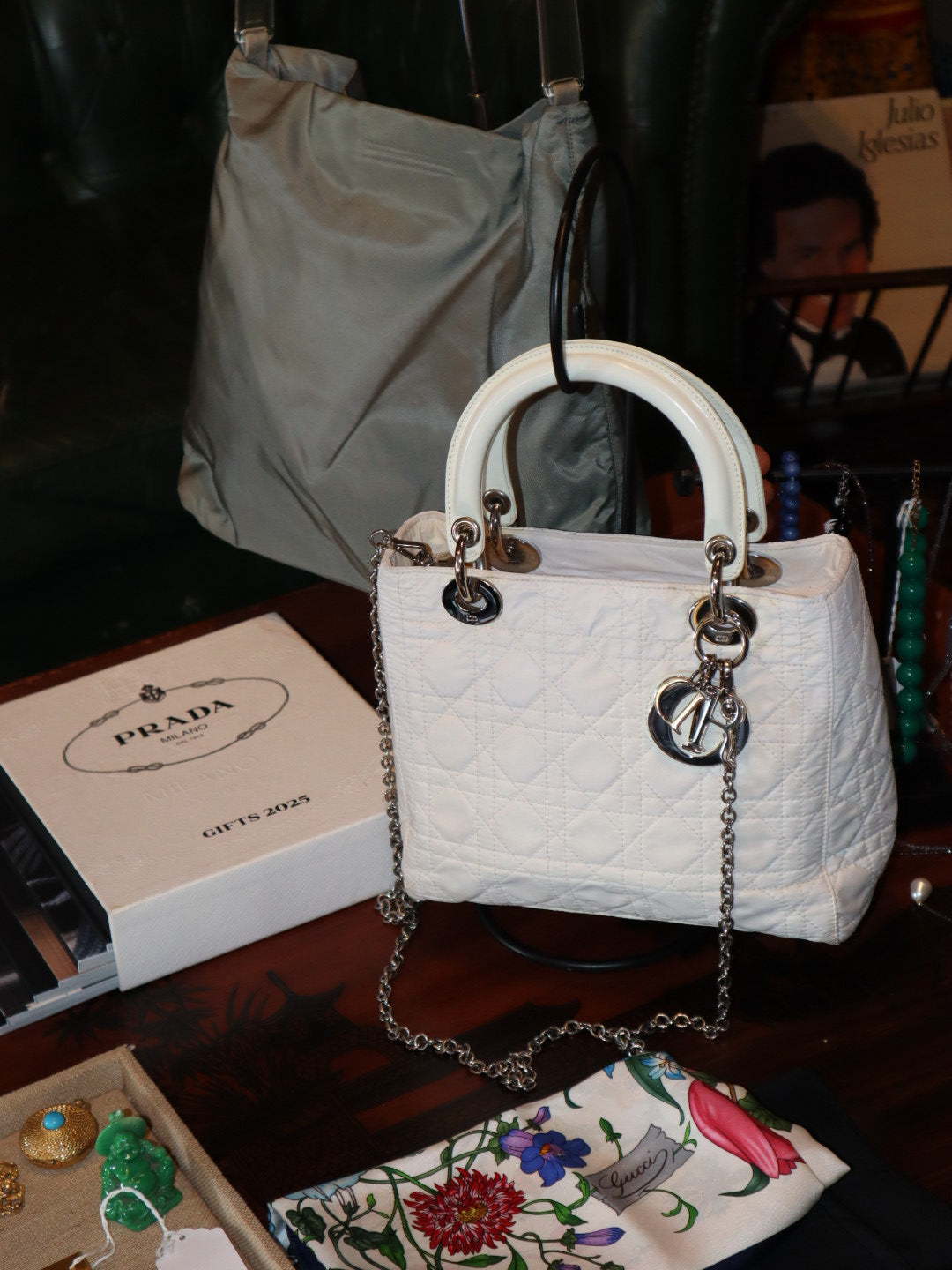 Lady Dior blanca vintage