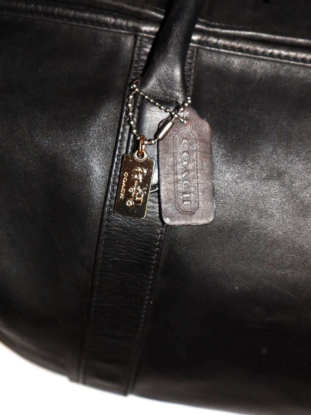 Maleta Coach Vintage de piel