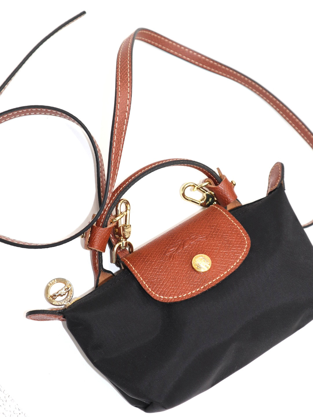 Longchamp mini con strap