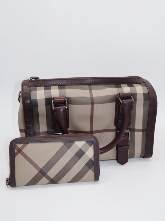 Burberry Chester Boston (incluye cartera )