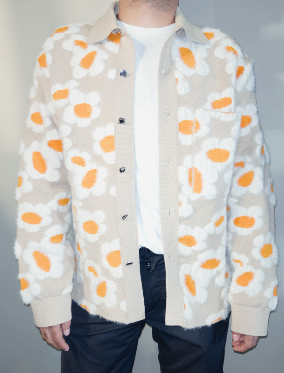 Cardigan Le chemise Nevé Fleurs Jacquemus (M)