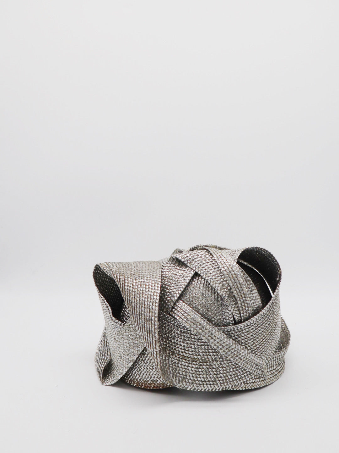 Gorro vintage plateado