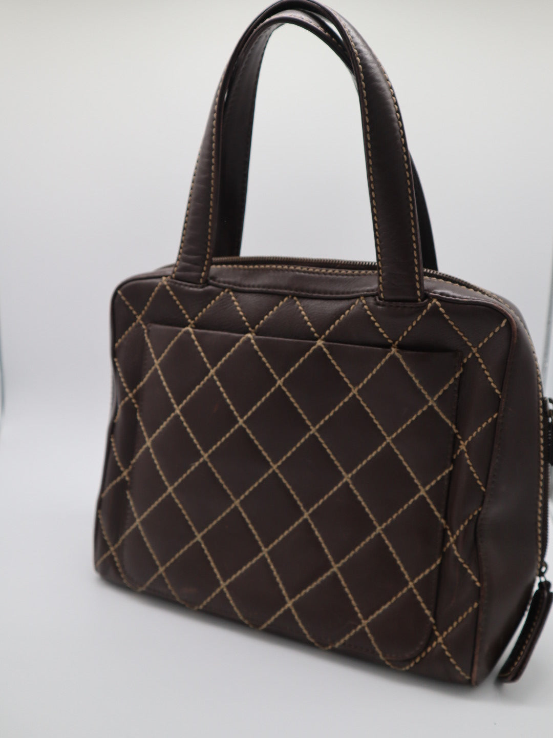 Bolso Chanel CC wild stitch calfskin (2002)