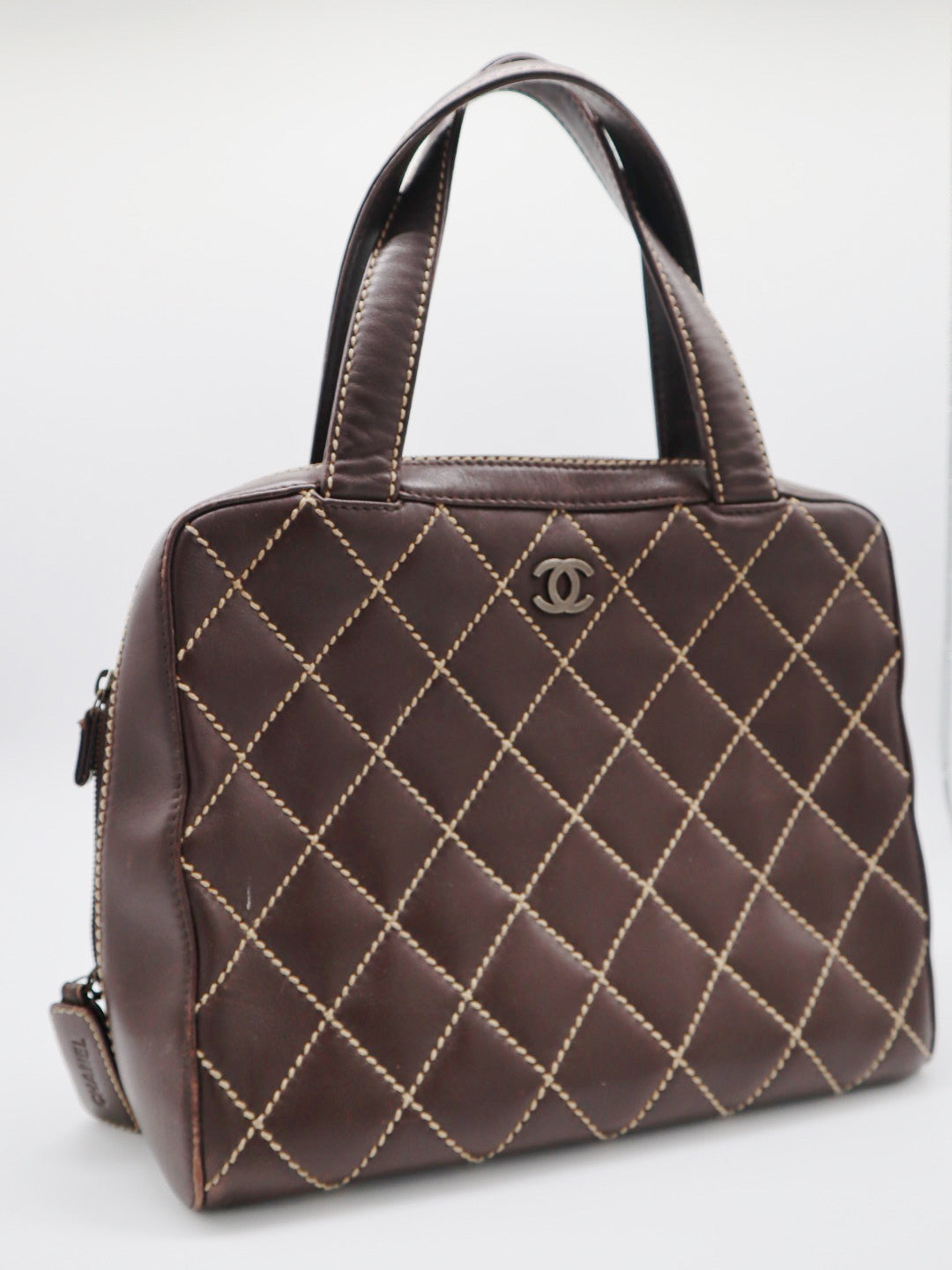 Bolso Chanel CC wild stitch calfskin (2002)