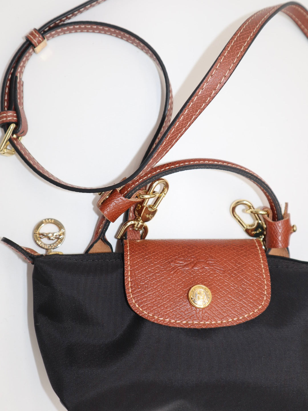 Longchamp mini con strap