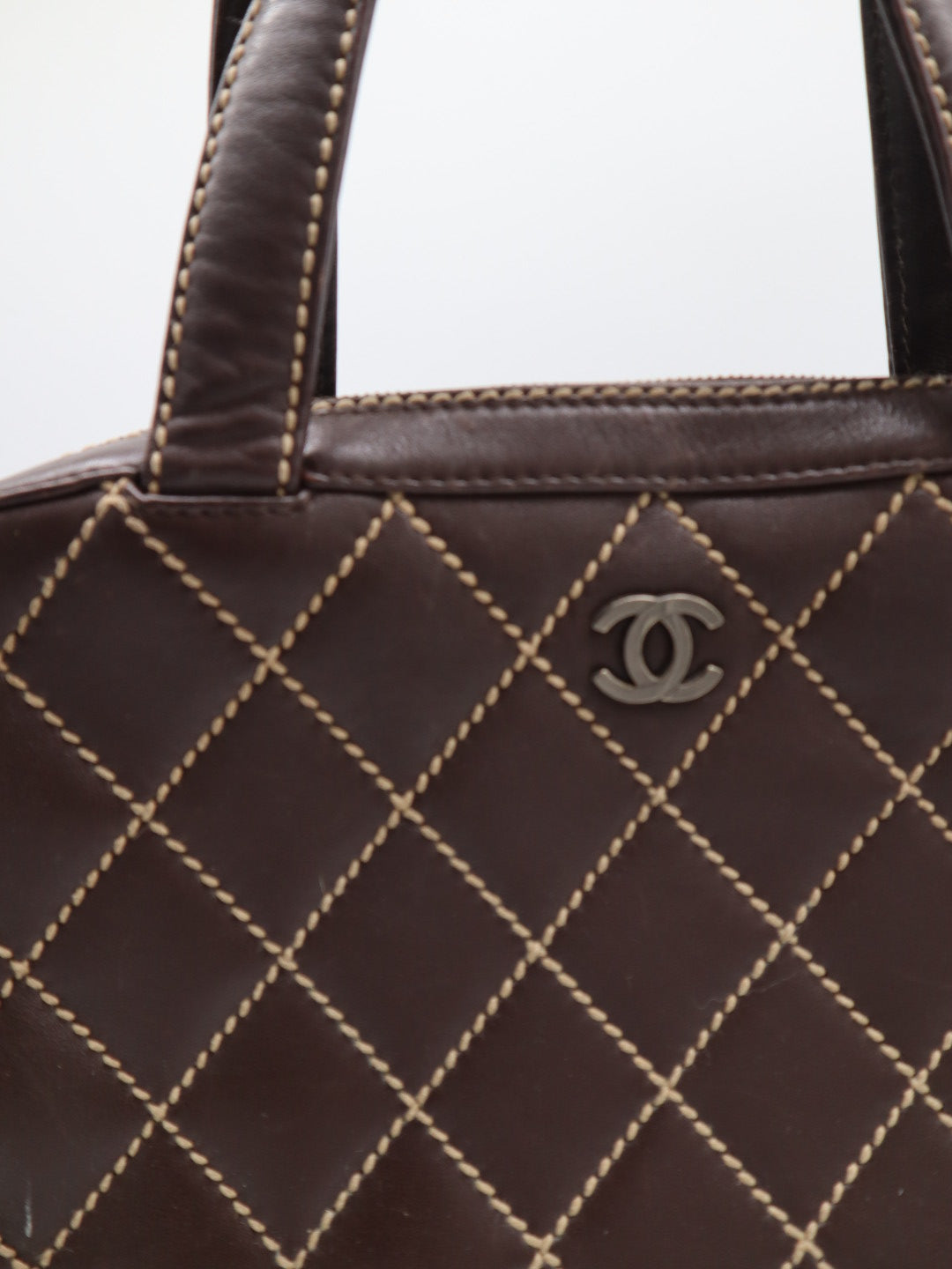 Bolso Chanel CC wild stitch calfskin (2002)